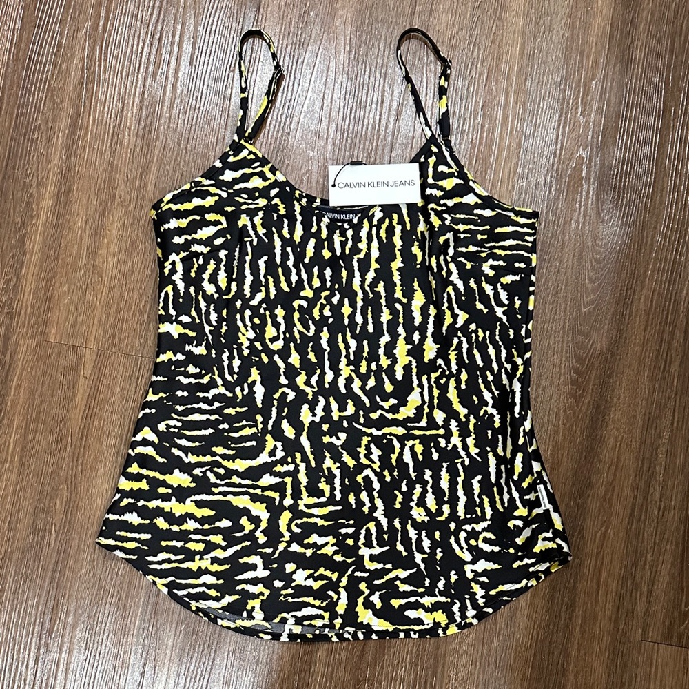 Calvin Klein Jeans Zebra Print Camisole